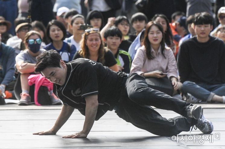 [포토] 서울거리예술축제 비보잉팀 참가