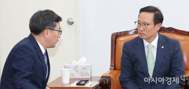 [포토] 심각한 홍영표 원내대표