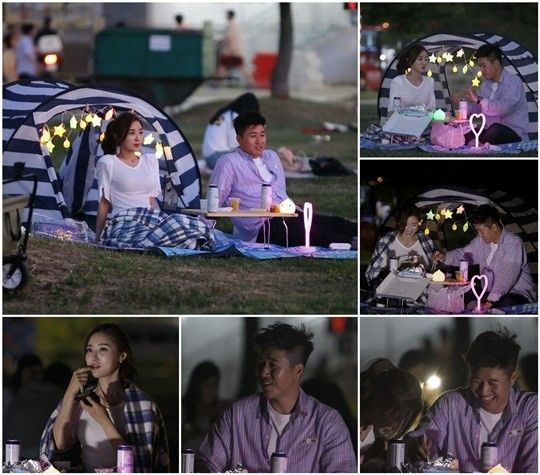 ‘연애의 맛’ 김종민♥황미나, 한강 데이트 ‘핑크빛 분위기’ 