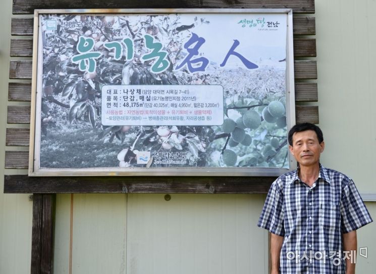 유기농 재배, 담양 라상채 ‘시목 단감’으로 전남도 1호 명인 지정