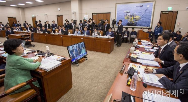 [포토] 산업통상자원부 2018 국정감사