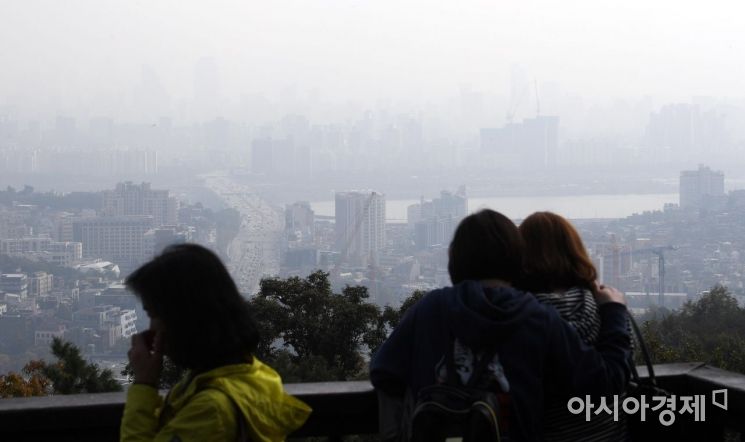 [포토] 미세먼지, 다시 찾아온 불청객