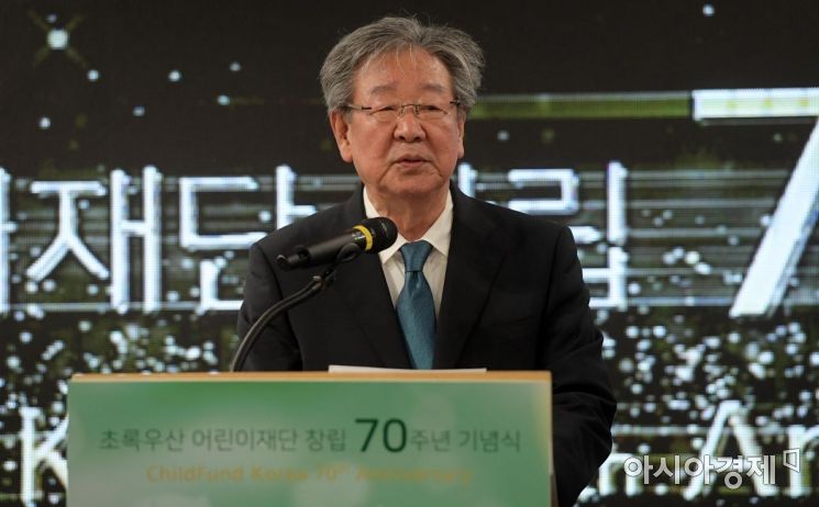 [포토]초록우산어린이재단 창립 기념식 참석한 최불암