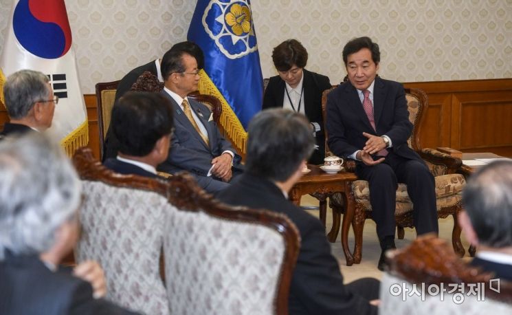 [포토] 국무총리, 일한친선협회와 간담회
