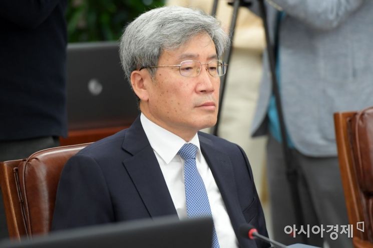 [포토]회의 참석한 고승범 한국은행 금융통화위원