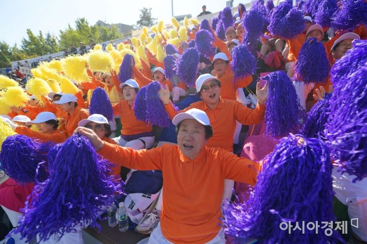 [포토]분위기 좋은 평안남도 응원단