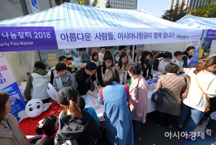 [포토]나눔 축제, 위아자 나눔장터 개장