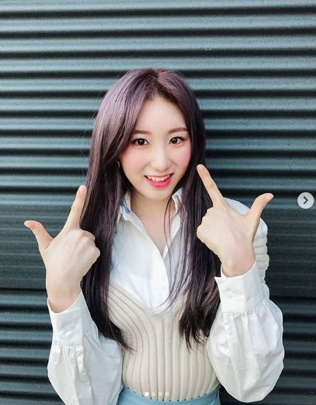 ‘아이즈원 츄’ 채연 셀카, 보라색 머리도 ‘찰떡’…빈틈없는 미모 