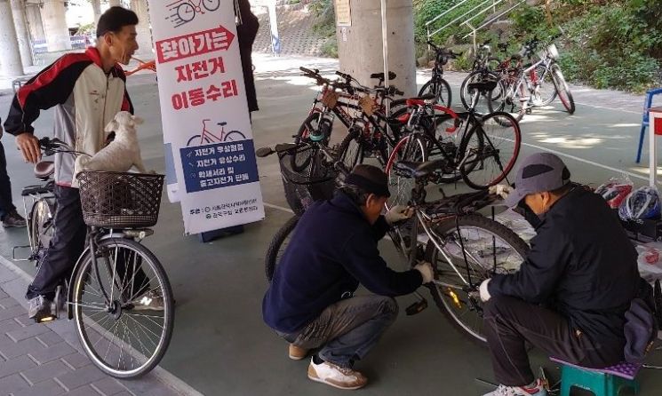 광양읍·다압 섬진마을 앞, 자전거 무료 대여소 운영 