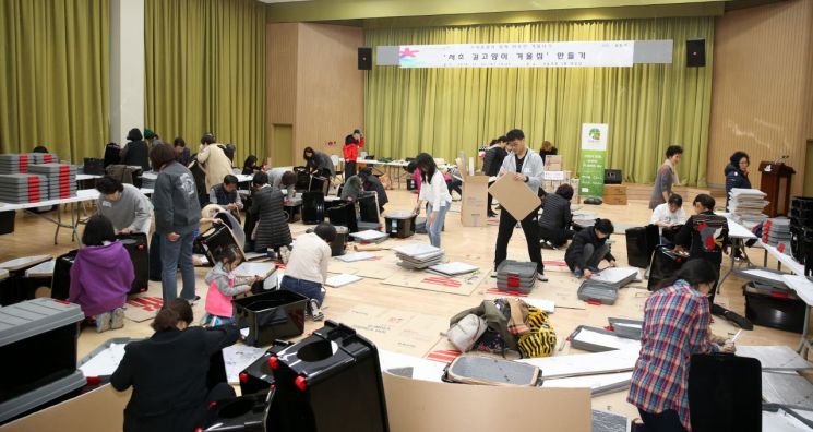 서초구, 길고양이 겨울집 만들어 한파 대비