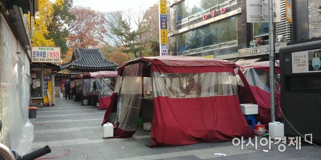 [르포]불경기에 미세먼지 타격까지 이중고…시장·노점 상인들 한숨만(종합)
