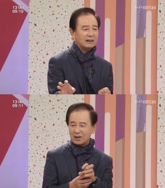 '아침마당' 김홍신이 출연했다. 사진=KBS 1TV 방송화면 캡처