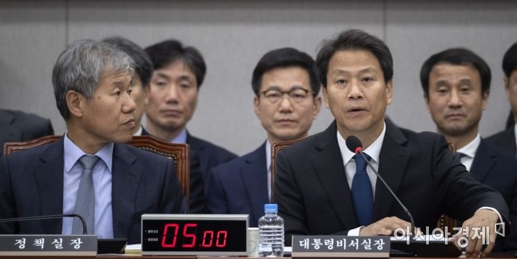 [포토] 답변하는 임종석 실장