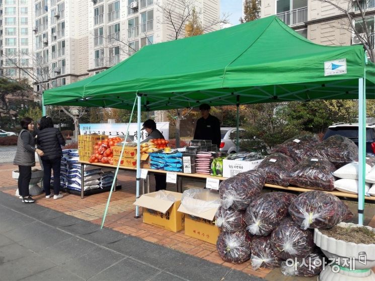 무안군, 도·농 간 상생 위한 ‘농산물 직거래장터’ 개최