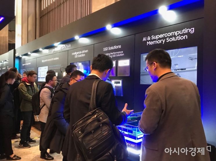 [포토]인파 몰린 삼성미래기술포럼 전시부스 