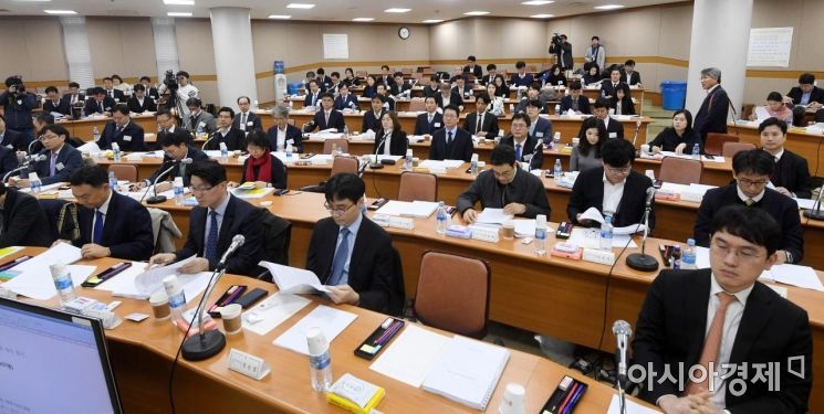 [포토] '재판거래' 의혹 관련 논의하는 전국 법관 대표들