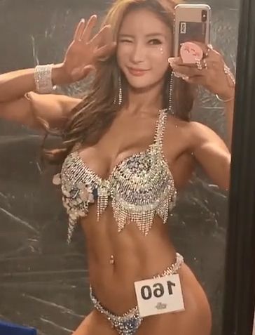 [포토] 머슬퀸 류세비, 세계대회 5위한 '아름다움'