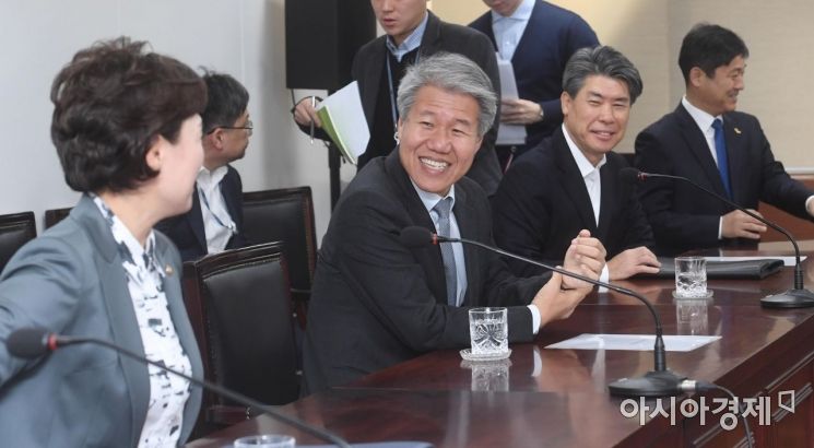 [포토] 경제현안점검회의 참석한 김수현 정책실장
