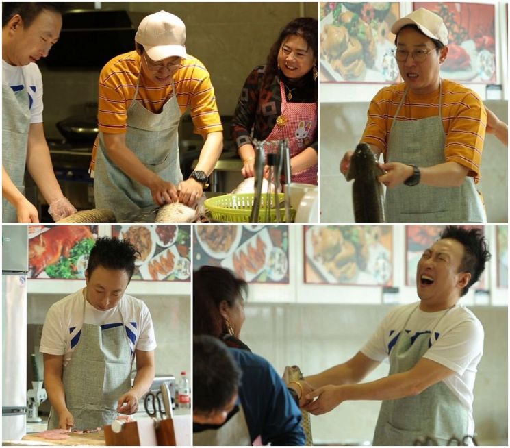 TV CHOSUN 예능 프로그램 '아내의 맛' 이휘재·박명수가 광저우에서 중국 부모님과 100인분 중식 요리를 만드는 도전에 나선다. / 사진=TV CHOSUN 제공