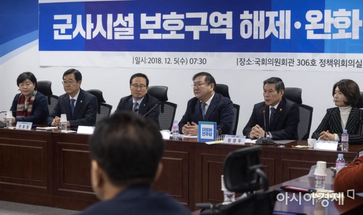 [포토] 군사시설 보호 완화 당정협의