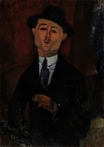 아메데오 모딜리아니, '폴 기욤, 노보 필로타', 1915년
(105 x 75 cm, 오랑주리 미술관, 프랑스 파리)