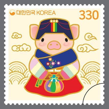 2019년 ‘황금돼지의 해’ 연하 우표 발행