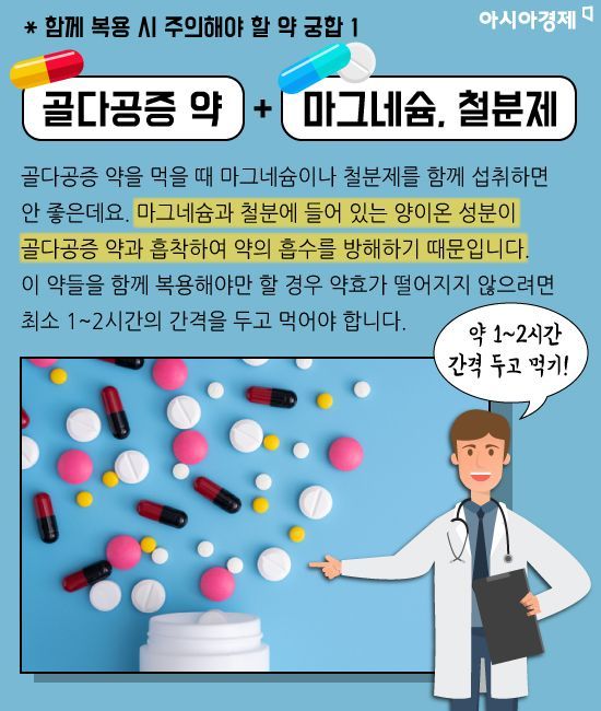 [카드뉴스]약에도 궁합이 있다?