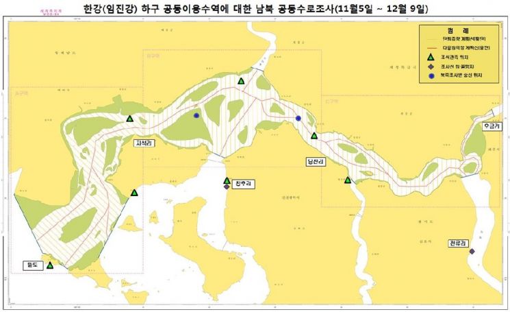 "물, 길이 되다"…한강하구 남북 공동수로조사 완료·660km 측량