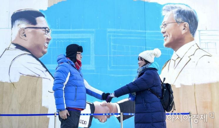 [포토]김정은 위원장 답방 이런 모습?