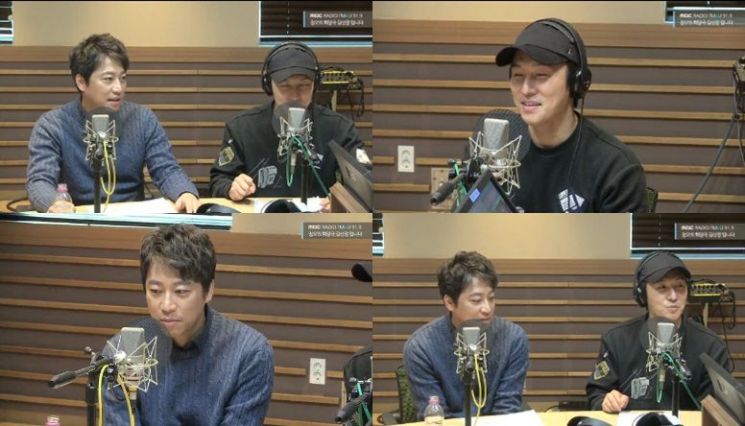 김동완과 오만석이 '정오의 희망곡'에 출연했다. 사진=MBC FM4U 캡처