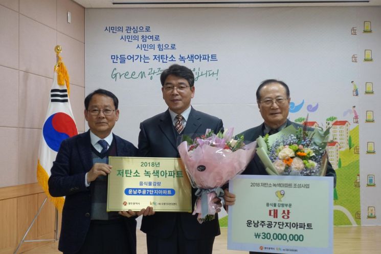 2018년 저탄소녹색아파트 조성사업 음식물 감량 부문 대상 운남주공7단지. 사진=국제기후환경센터