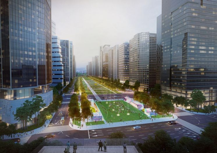 용산역 전면 공원 지하공간(지하광장·상가) 개발