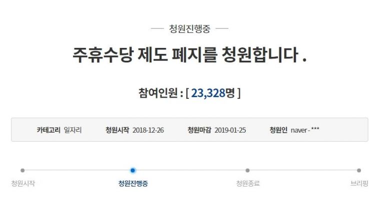 자영업자의 마지막 절규 "주휴수당 폐지해달라"…알바 "우리도 필요없다"