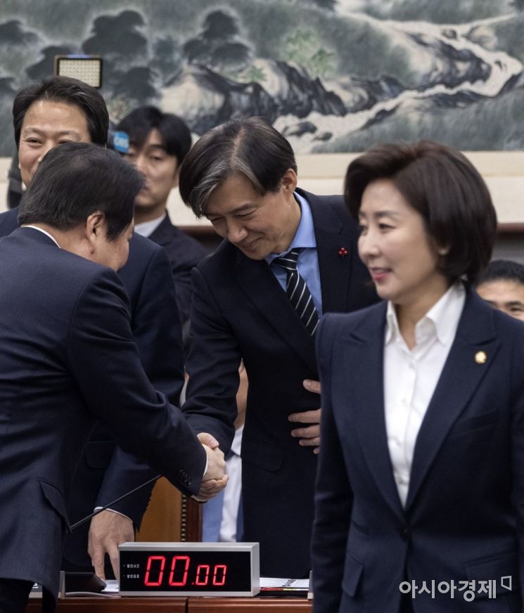 [포토] 국회 운영위 출석한 조국 민정수석
