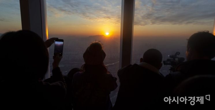 [포토] 2018년도 마지막 일몰 감상