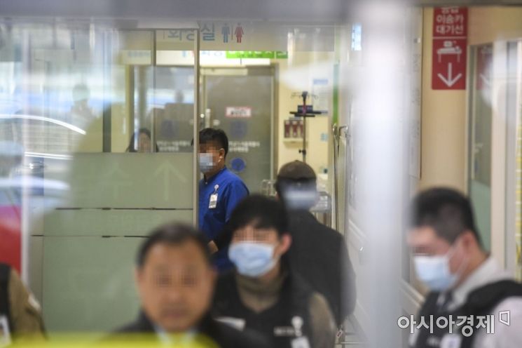 [포토]신재민 전 사무관 입원중인 보라매병원