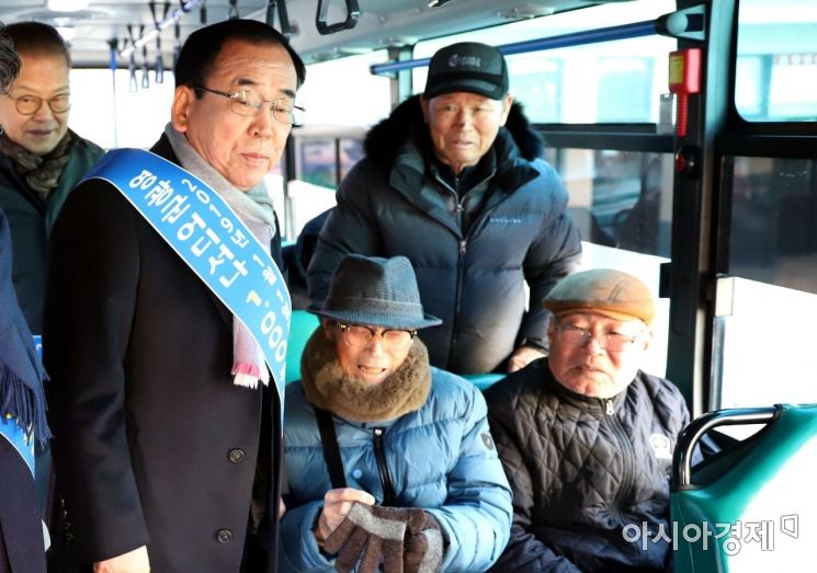 영광군, 농어촌버스 단일요금제 개통식 가져