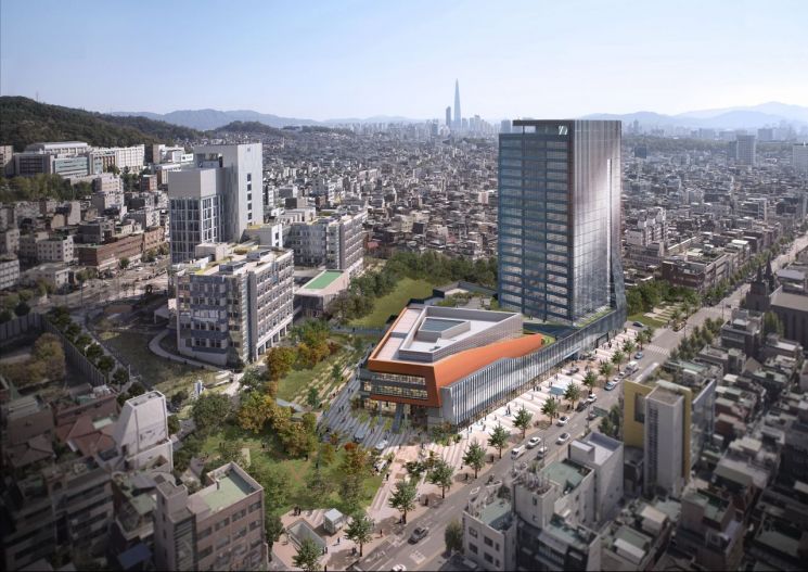12월 준공예정인 중곡동 종합의료복합단지 조감도
