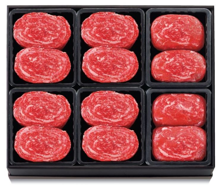 현대百, 10만원대 한우 선물세트…"설 선물, 작년과 같은 가격입니다"