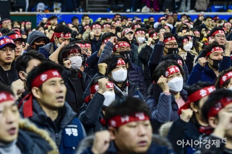 [포토]국민은행 노조, 19년만에 총파업 선언