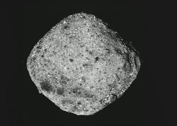 2135년경 지구와 충돌 확률 2700분의 1로 추정되는 소행성 '베누' [사진=NASA 홈페이지]