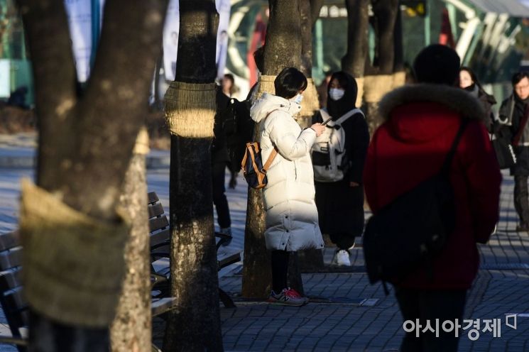 [포토] 추워진 아침 출근길
