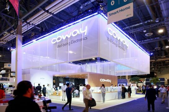 코웨이 CES 2019 부스 전경