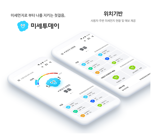 韓·日 기상정보로 정확도↑…NHN페이코, 無광고 미세먼지 앱 출시