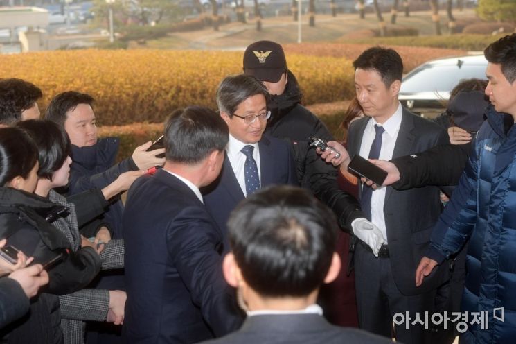 [포토]김명수 대법원장 향한 질문