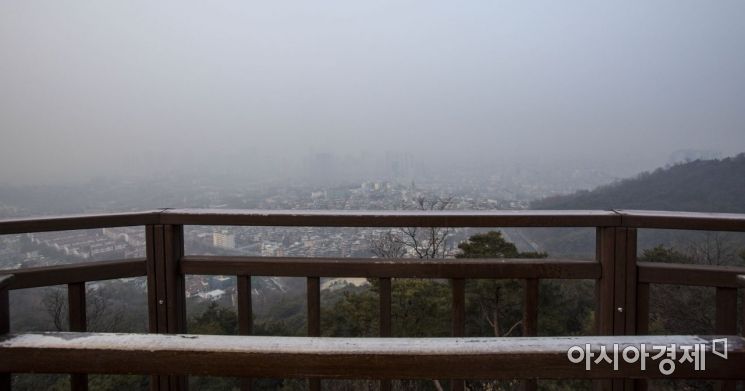 [포토] 따뜻하면 미세먼지