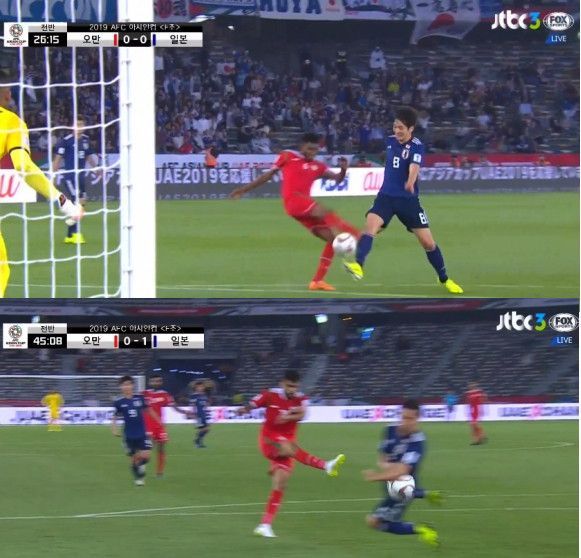 [포토] 이기고도 욕 먹는 일본 '결정적 장면'