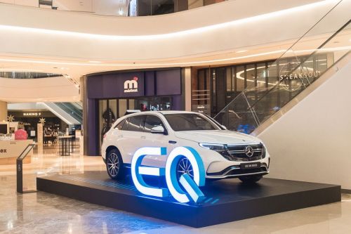 메르세데스-벤츠 코리아가 18일부터 20일까지 3일간 스타필드 하남에 EQ 브랜드의 첫 순수전기차 '더 뉴 EQC'를 전시한다.(사진=메르세데스-벤츠 코리아 제공)