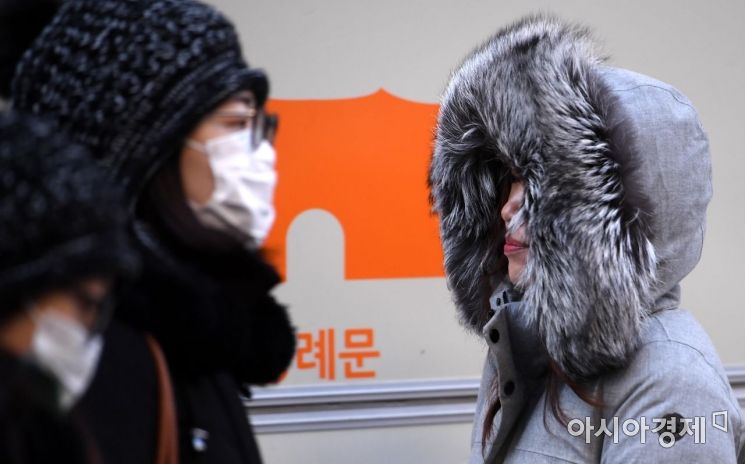 [포토] 찬바람 불어닥친 대한 추위
