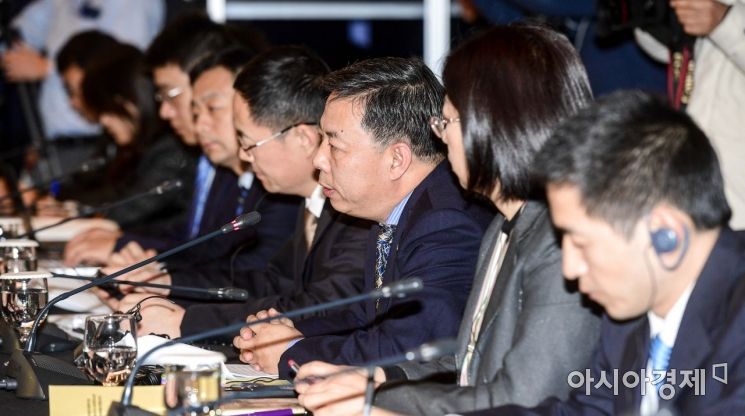 [포토]모두발언하는 궈징 중국 국제환경협력사 사장